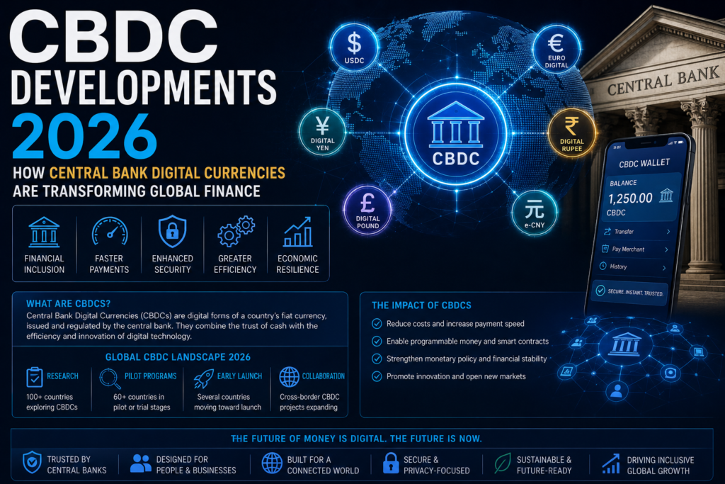 CBDC Developments 2026: How Central Bank Digital Currencies Are Transforming Global Finance