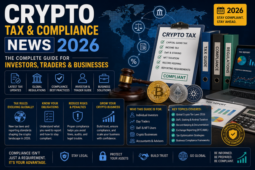 Crypto Tax & Compliance News 2026: The Complete Guide for Investors, Traders, and Businesses
