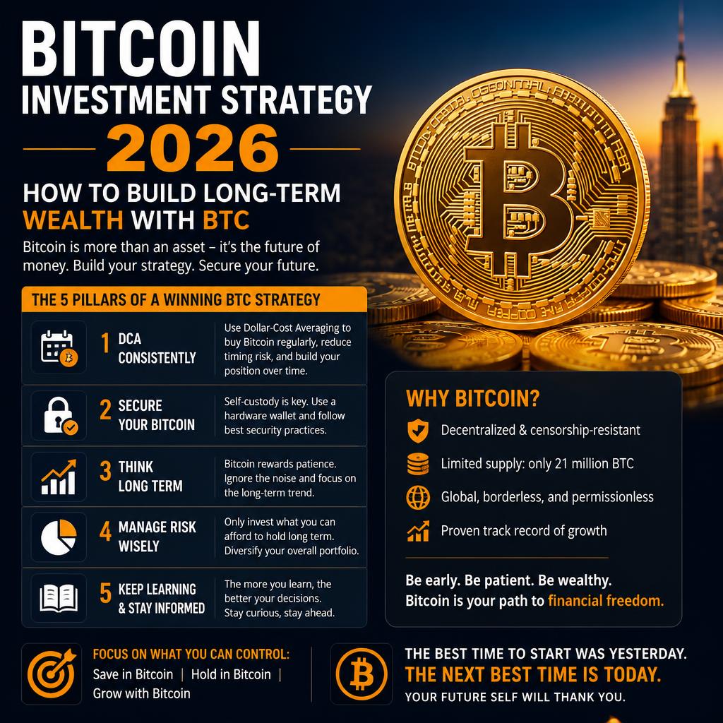 Bitcoin Investment Strategy 2026: How to Build Long-Term Wealth with BTC
