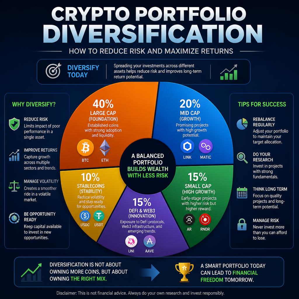 Crypto Portfolio Diversification: How to Reduce Risk and Maximize Returns